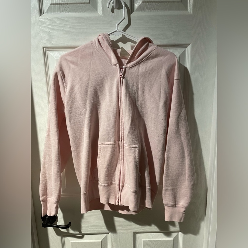 Hanes pink zip up